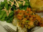 Canadian Baked Haddock With Tomato and Cilantro Dinner