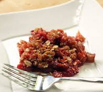American Rhubarb Crisp Dessert