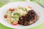 British Lamb With Couscous Salad Recipe Appetizer