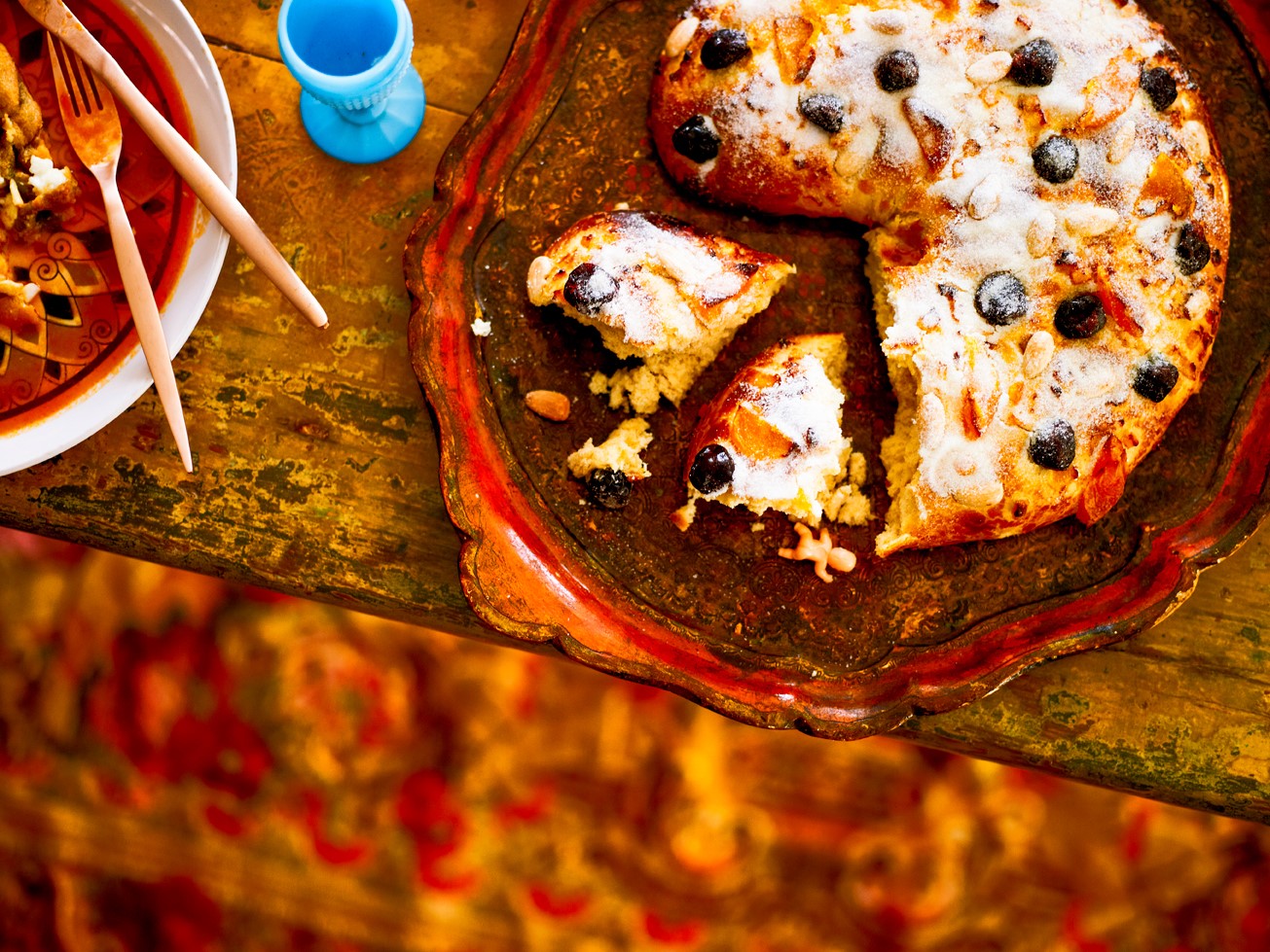 Mexican Kings Wreath rosca De Reyes Appetizer