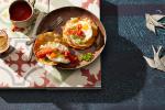 Mexican Mexican Ranchstyle Eggs with Spicy Tomato Sauce and Fried Tortillas huevos Rancheros Appetizer