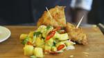 Mexican Salt Cod Fritters with Pineapple Salsa Appetizer