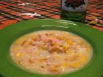 American Sweet Corn Chowder With Shrimp and Red Peppers 1 Dinner