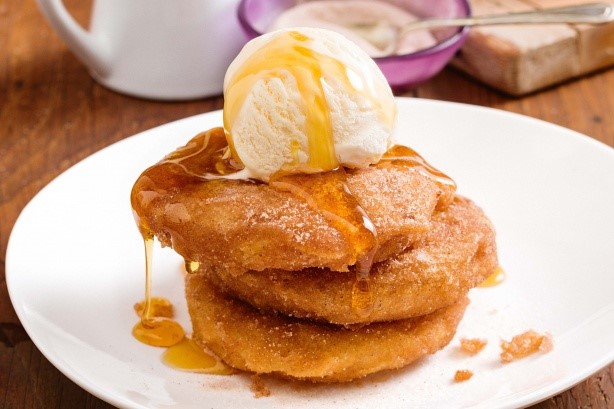 American Apple Cinnamon Fritters Recipe Dessert