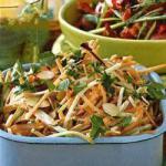American Cabbage Salad with Carrots and Broccoli Appetizer