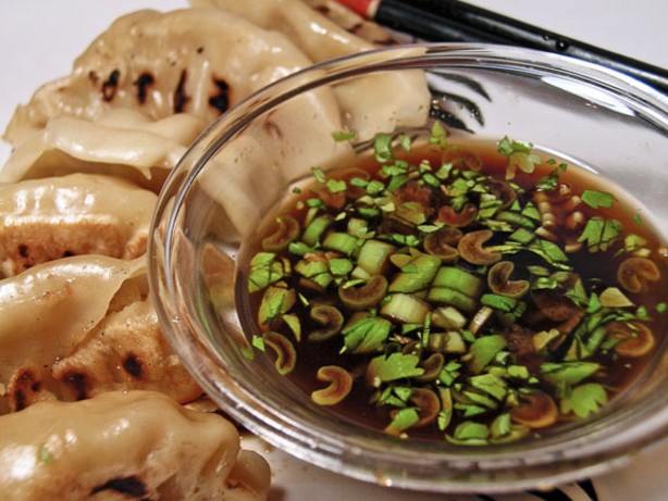 American Gyoza or Pot Sticker Dipping Sauce Appetizer