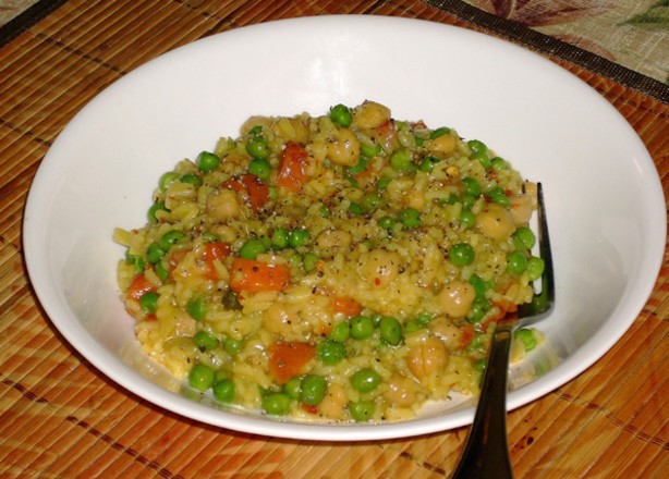 American Vegetarian Paella 8 Dinner