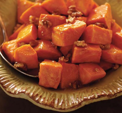 Canadian Sweet Potatoes with Apricot-Orange Glazing Dinner