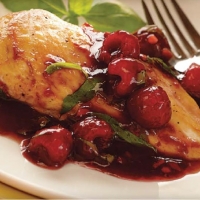 Canadian Raspberry Glazed Chicken Appetizer