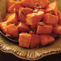 Canadian Sweet Potatoes with Apricot-Orange Glazing Dinner