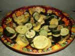 American Zucchini with Mint Appetizer