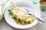 Australian Avocado Rocket and Semidried Tomato Omelette Recipe Appetizer