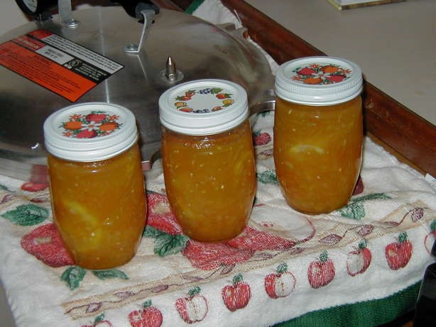 American Yellow Pear Tomato Preserves Appetizer