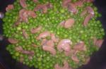 American Sauteed Peas With Mushrooms and Garlic Appetizer