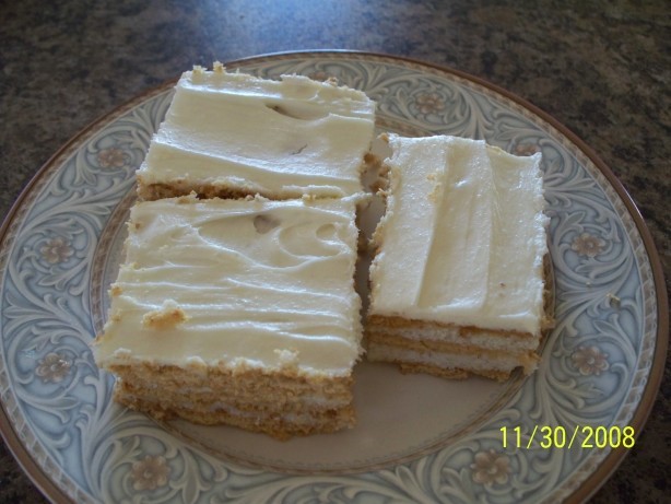 American Cream of Wheat Squares Dessert