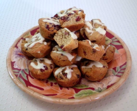 American Glazed Cranberry Mini Cakes Dessert