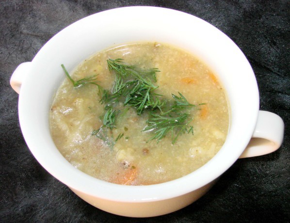 American Roasted Cauliflower  Dill Soup Soup