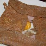Australian Buckwheat Cakes with Ham and Cheese Dinner