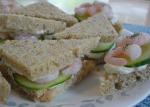 Australian Cucumber Shrimp Tea Sandwiches Dinner