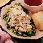 Turkish Turkey and Ham Salad with Greens Appetizer
