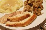 Turkish Roast Turkey with Old Fashioned Bread Stuffing Dinner