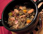 Turkish Lowfat Crock Pot Herbed Turkey and Wild Rice Casserole Dinner