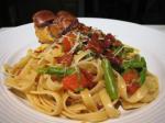 Turkish Linguine With Asparagus Parmesan and Bacon Dinner