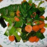 Turkish Carrots and Leeks with Ginger Appetizer