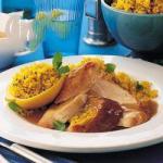 Roast Turkey and Couscous with Lemon recipe