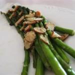 Turkish Asparagus with Sliced Almonds and Parmesan Cheese Recipe Appetizer