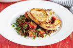 Australian Pork Chops With Warm Lentil And Tomato Salad Recipe Dinner
