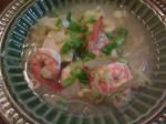 Thai South Beach Thai Shrimp Soup With Lime and Cilantro Dinner