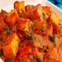 Paneer Tikka with Vegetable platter recipe