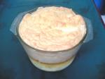 American Fresh Orange Bread Pudding With Meringue Topping Dessert