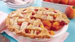 American Peach Melba Lattice Pie Dessert
