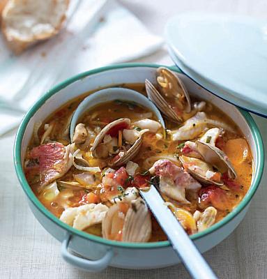Spanish Ligurian Fish Stew Soup