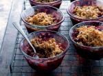 Australian Gluten Free Candied Cranberryrosemary Walnut Crumble Recipe Dessert