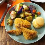 American Southernstyle Ovenfried Chicken Dinner