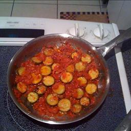 British Zucchini and Tomatoes Appetizer