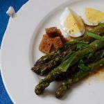 Australian Salad of Asparagus with Croutons BBQ Grill