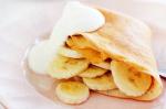 American Banana Pancakes With Coconut Cream Recipe Breakfast