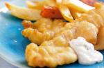 American Beerbattered Fish And Chips Recipe Dinner
