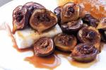 American Grilled Figs With Fresh Honeycomb And Feta Recipe Dessert