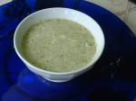 American Stilton and Broccoli Soup Appetizer