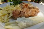 German Pork Loin With Asparagus schweinelendchen Mit Spargel Dinner