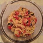 Australian Cous Cous with Courgettes and Tomatoes Appetizer