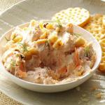 Canadian Smoked Salmon Cheese Spread Appetizer