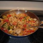 Cheddar Chicken and Rice Skillet recipe