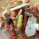 British Horiatiki salad Greek Peasant Appetizer