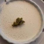 British Panna Cotta Water of Eglantine Pistachios Appetizer